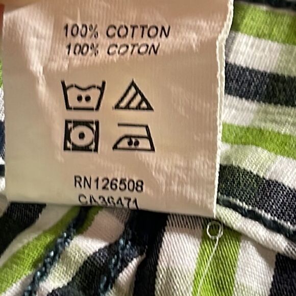 Lochlane by Thomas Dean Shorts Mens size 40 Cotton Golf plaid 10 inches inseam - Picture 8 of 11